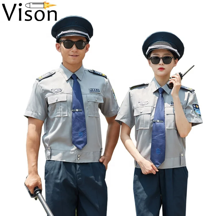 Private Security Guard Uniform Tactical Grey Security Uniform