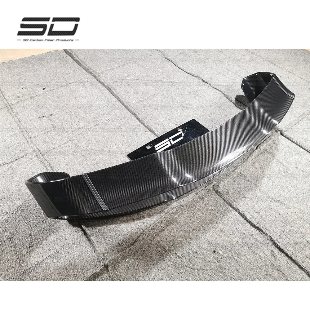 Newest Products Dry Carbon Fiber Body Kit Rear Bumper Spoiler Wing For Alfa Romeo Giulia  Quadrifoglio Upgrade to GTA Rear Spoil