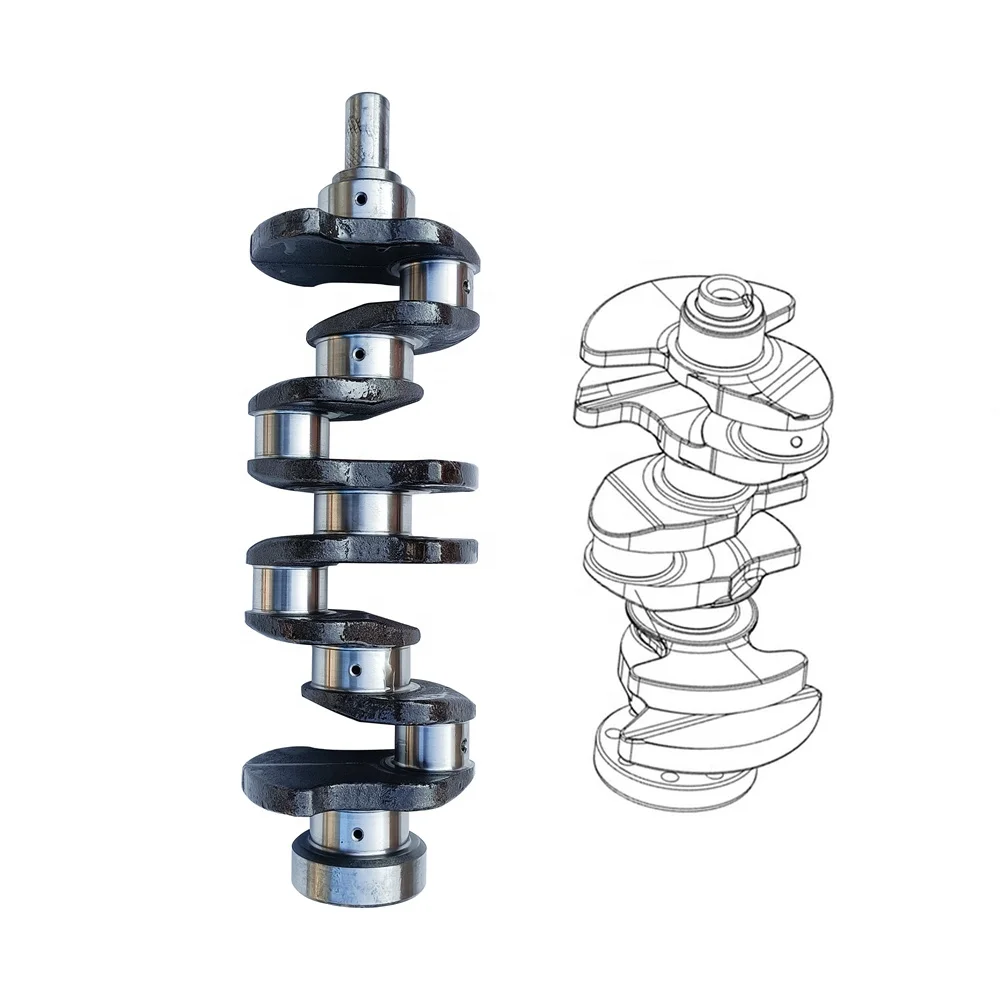 For Isuzu 4JB1 forged steel crankshaft 8944535252 engine crankshaft price