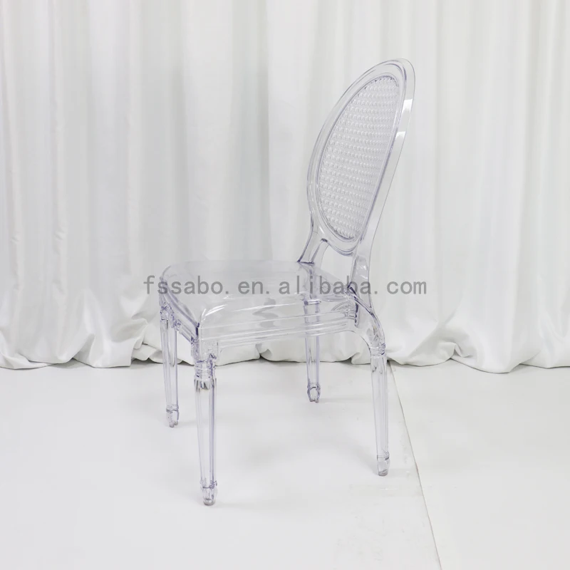 Wholesale high quality modern clear crystal transparent acrylic chairs for party wedding room and events