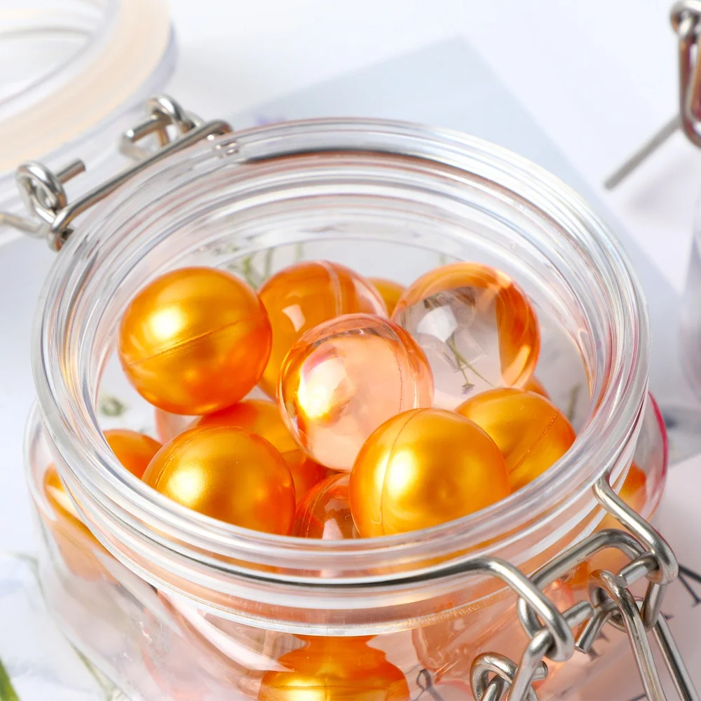 Vegan Formulas Natural Dissolvable Body Care Skin Moisturizing Scented Round Bath Oil Beads Bulk Fragrance Bath Pearls