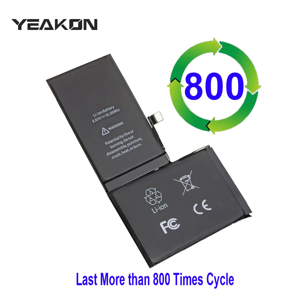 Yeakon X IX 8X запасная аккумуляторная батарея для iPhone 5 5S 5C SE 6 6S 6P 6SP 7 7G 7P 8 8G 8P Plus XS MAX XR 11 12 13 Pro