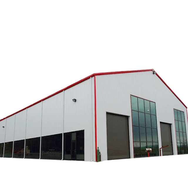 Steel Frame Construction Pole Barn Prefabricated Warehouse Metal Building Structure Shed Workshop