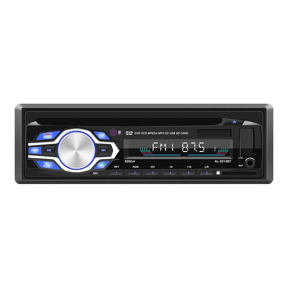 Bestree hot sale real car DVD player with BT USB charging car stereo dvd player AUX in car audio stereo