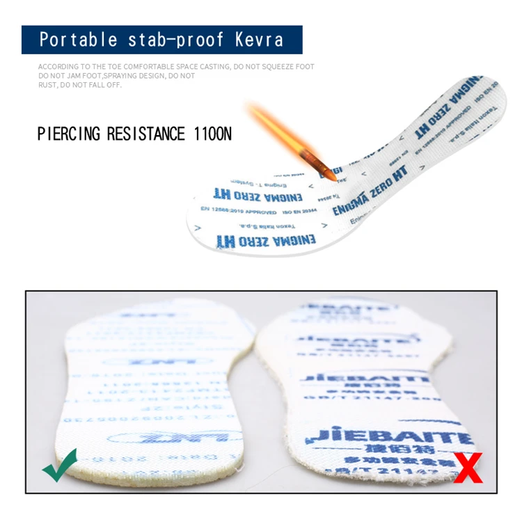 Black Bull Tendon Bottom Men Work Lightweight Safety Shoes Sports