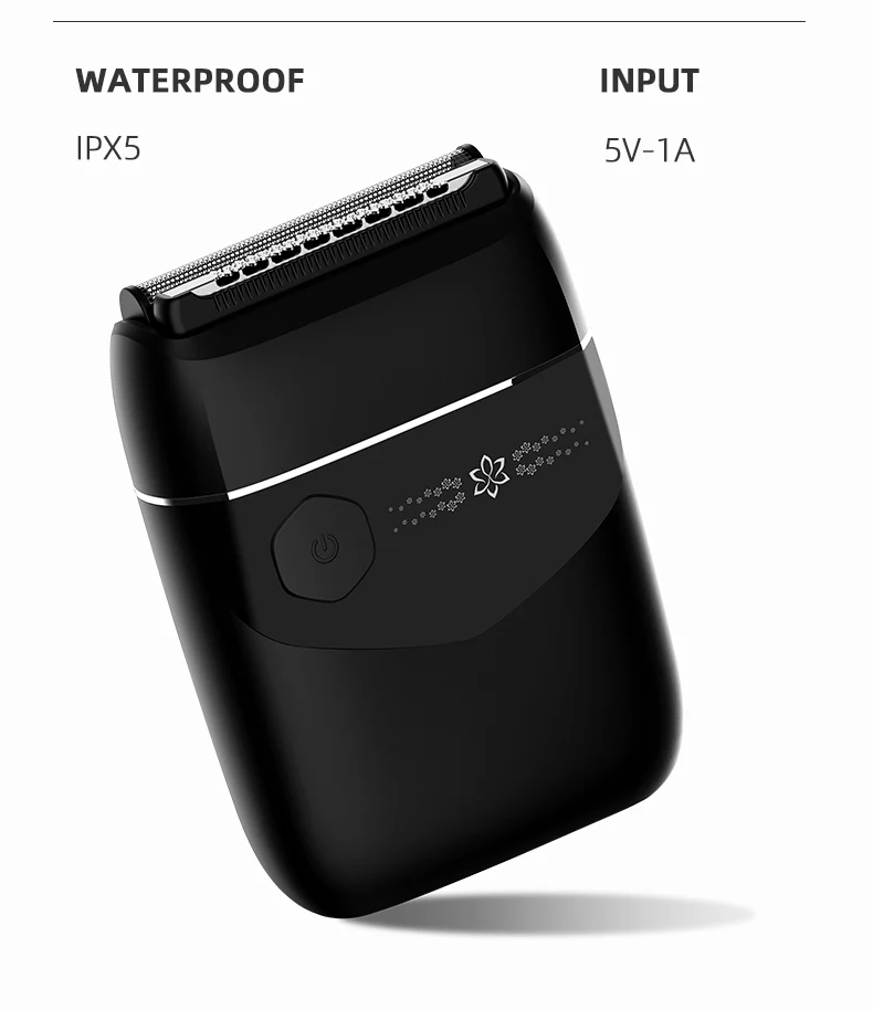 LILIPRO S1 Rechargeable Waterproof Electric Shaver for Men USB Powered Foil Hair Trimmer for Mustache & Beard Shaving