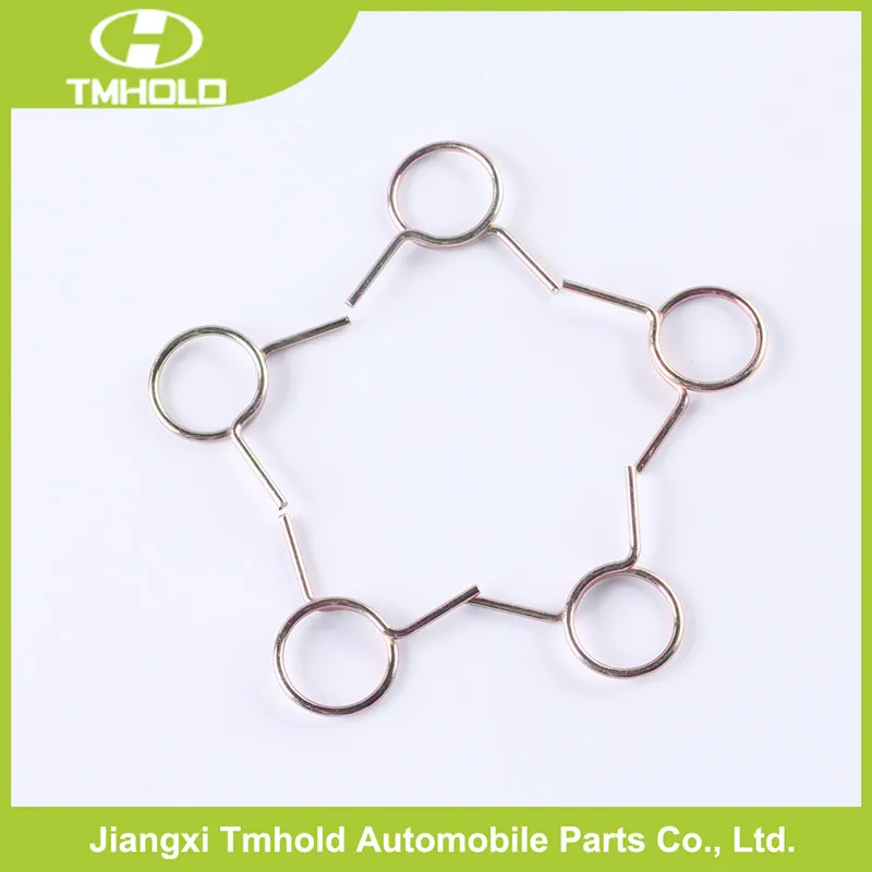 
two wires mesh fastener clamps without nut for automobile 