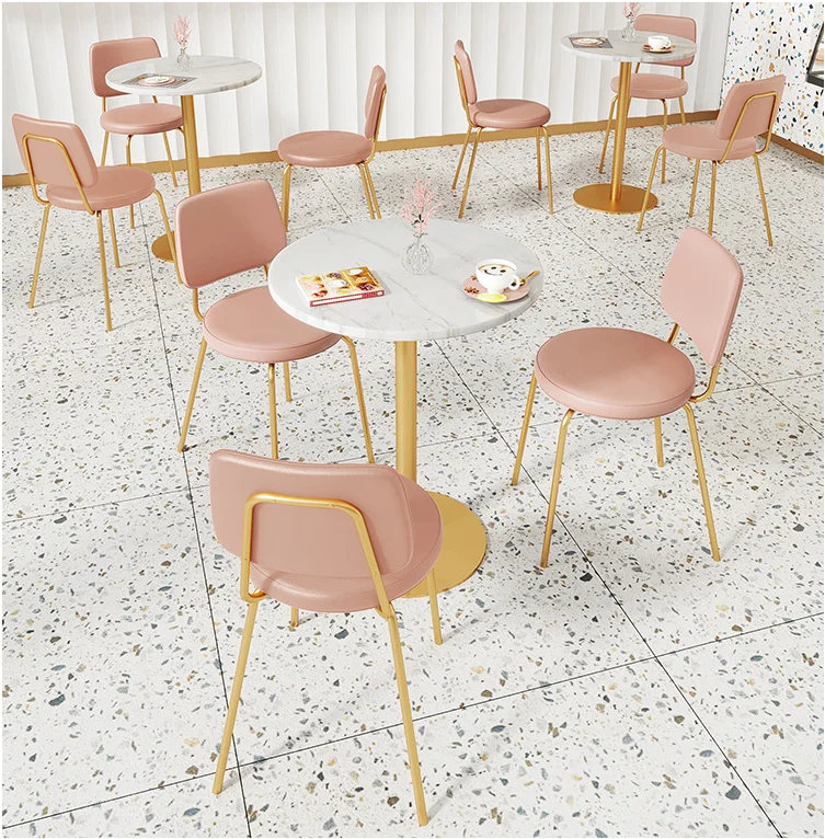 Factory Price Iron Art Soft Bag Booth Sofa Table And Chair Set Modern Luxury Soft Cushion Customized Cafe Restaurant Furniture