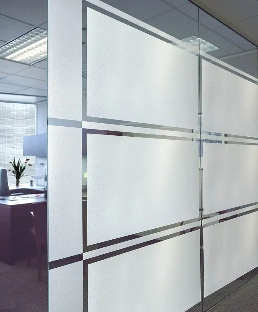 Matt Frosted Self Adhesive Glass Window Film For Decoration And Protection