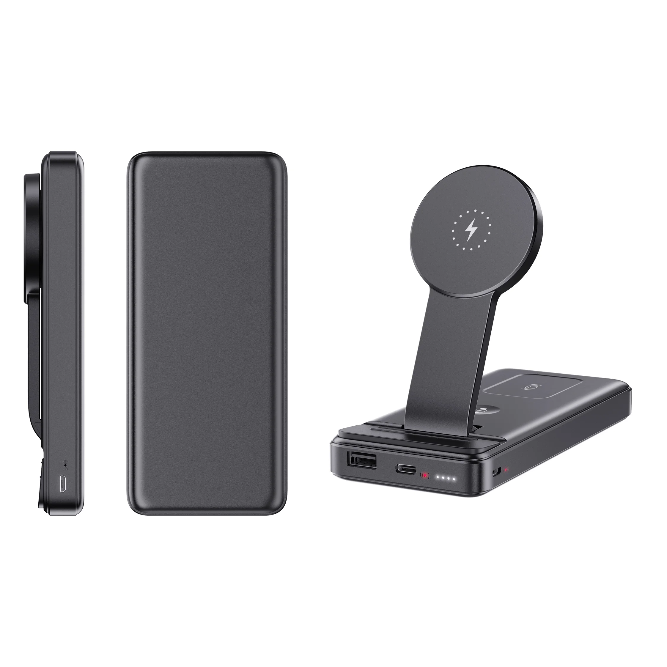 Muvtec 4 in  1 magnetic  usb c power bank 20000 mah portable charger wireless power bank 20000mah mini power bank 20000mah wireless