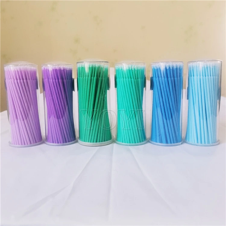 Portable iodophor q tips cotton swabs with iodine solution ideal for on-the-go wound care and disinfection