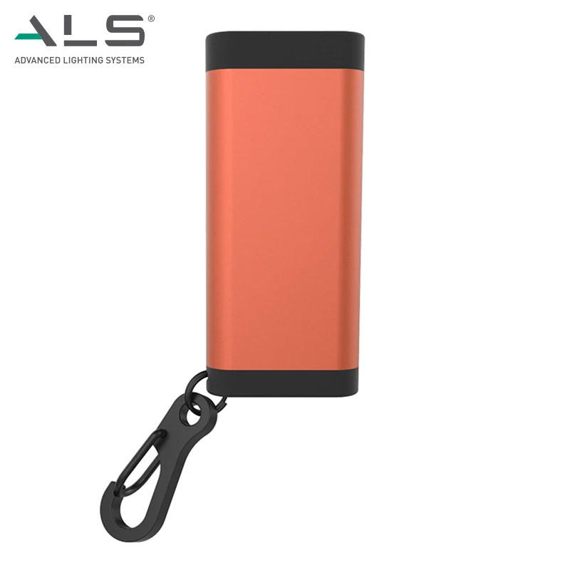 Мини-фонарик ALS 60lm, перезаряжаемый светодиодный фонарик с функцией брелока, супер яркий мини-фонарик для студентов