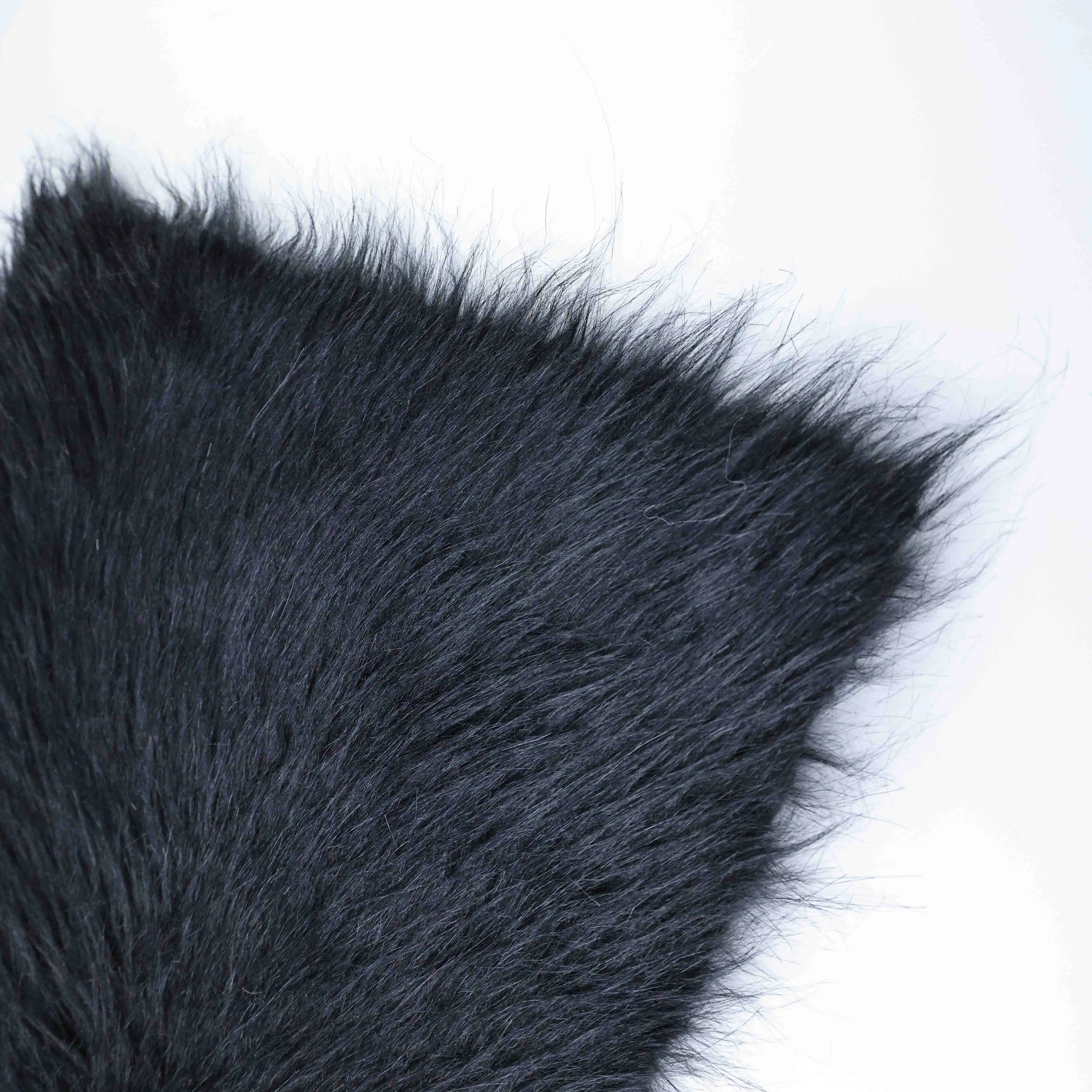 Hot Sale High Quality Faux Fur Slippers Polyester Fur Fabric