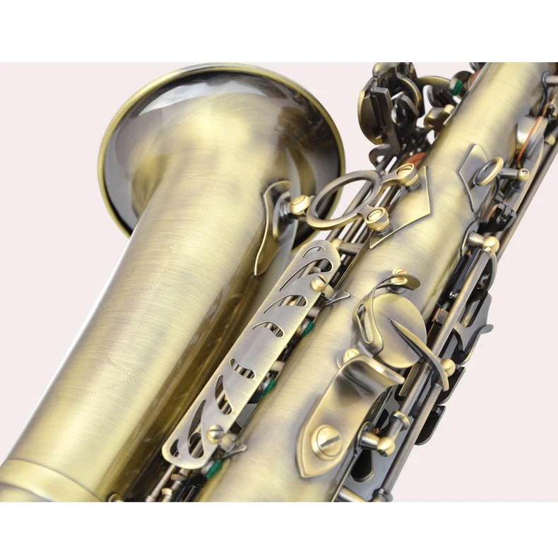 Factory wholesale French design saxophone e-flat Alto Saxophone instrument antique carving