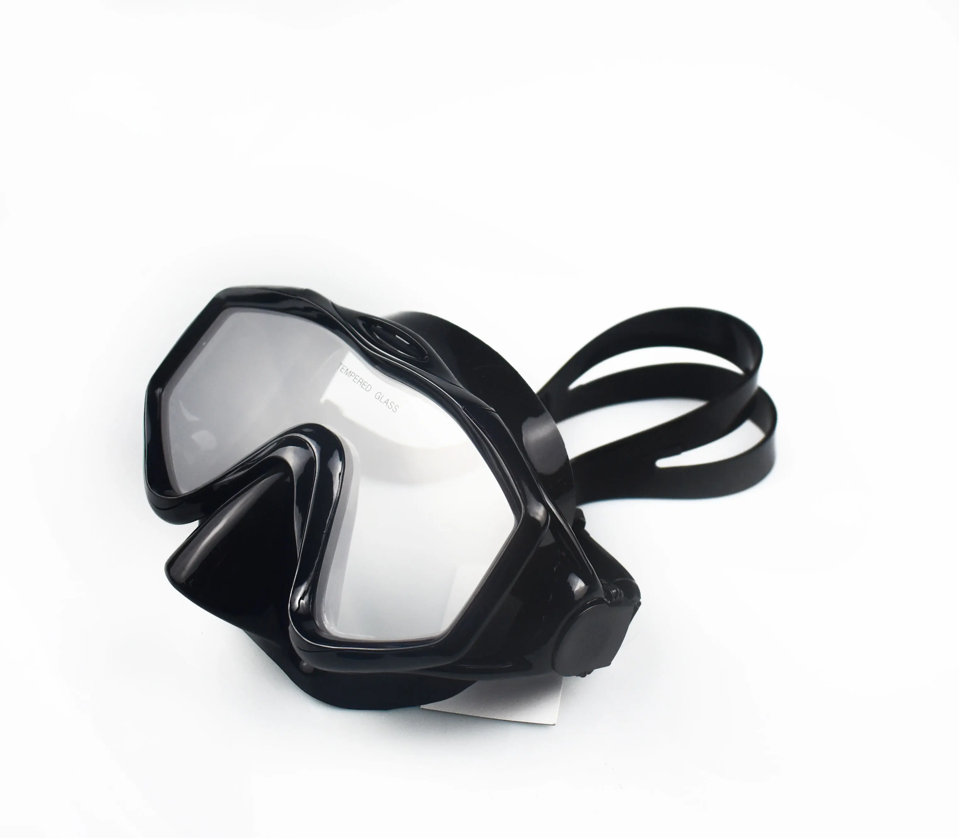 Thaistone China Adults Scuba Diving Mask Black Anti-Fog Swim mask Professional Snorkel Goggles with Nose Cover for Diving