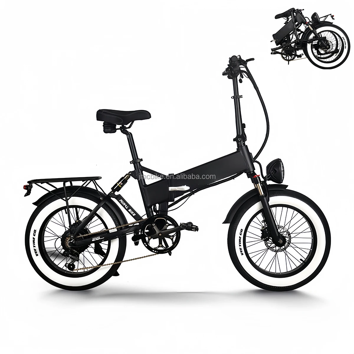 750w 48V Full Suspension Rear Drive Brushless Gear Hub Fat Tire Mountain Folding Electric  Bicycle Bike