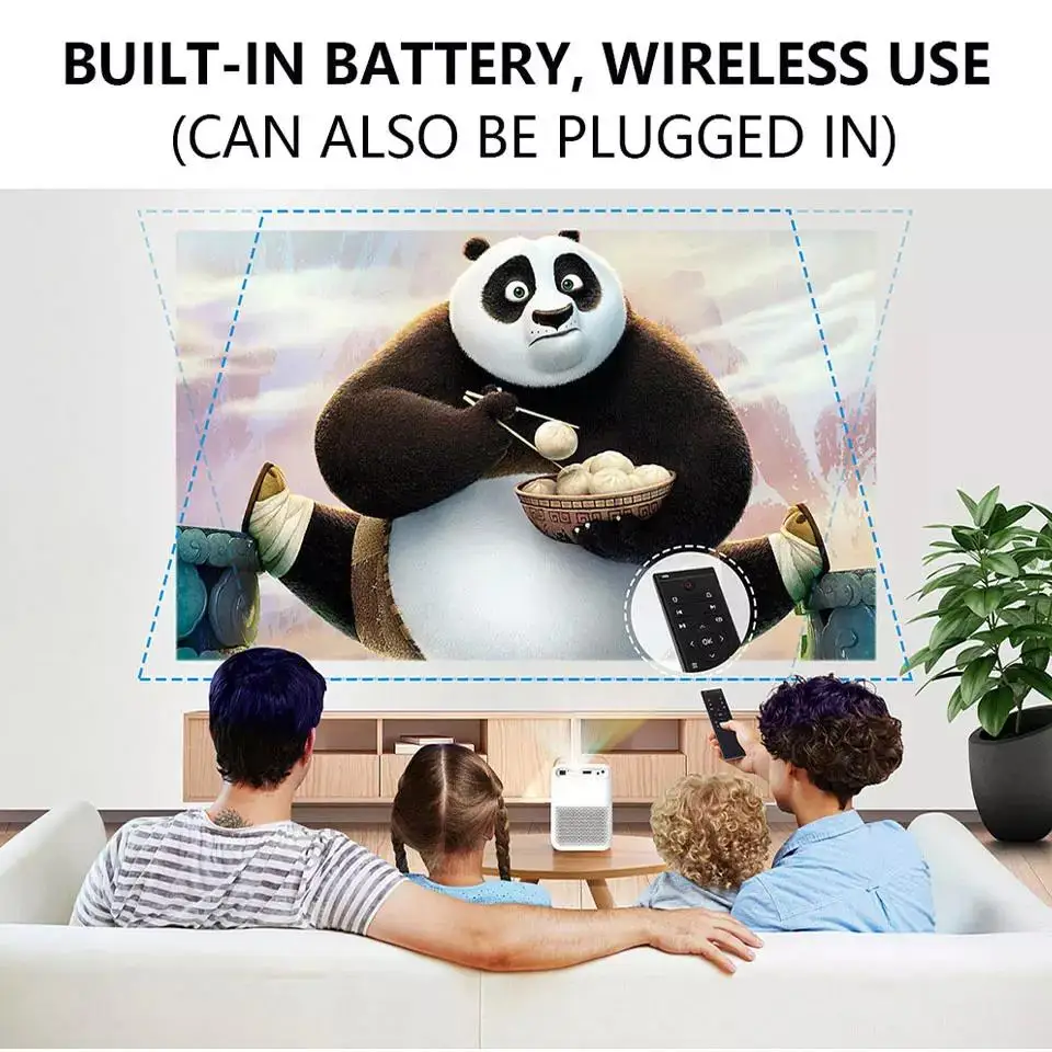 Cheap and Popular Led LCD Mini Projector Home Theater 600 Lumens Pocket HD 1080P Native Resolution 3D  MINI Video Projectors