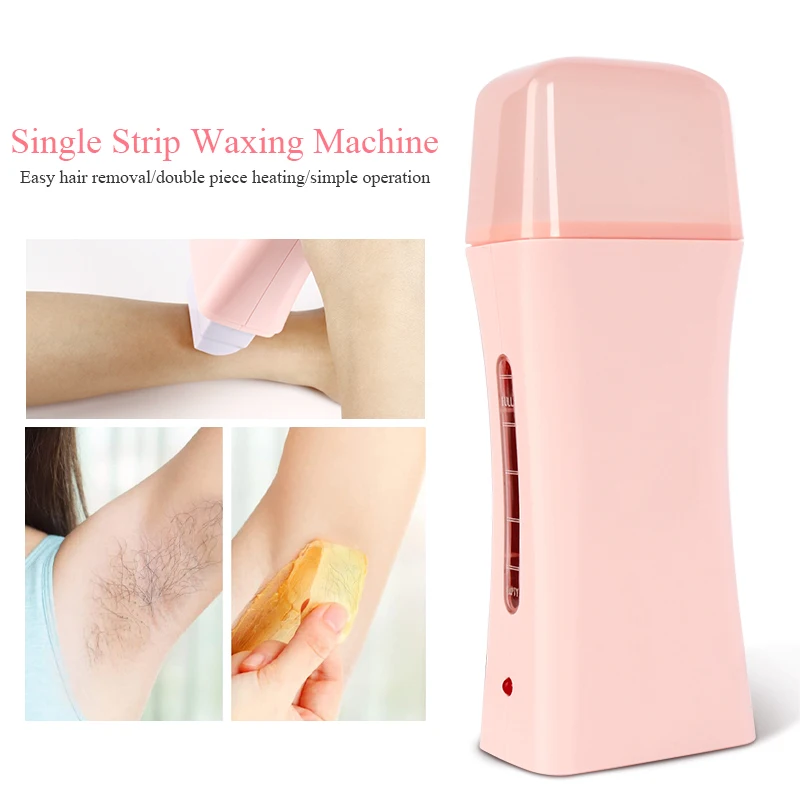 Professional Single Handheld Depilatory Wax Hair Removal Machine with EU Plug Portable Epilator Roll On Wax Heater Wax Heater