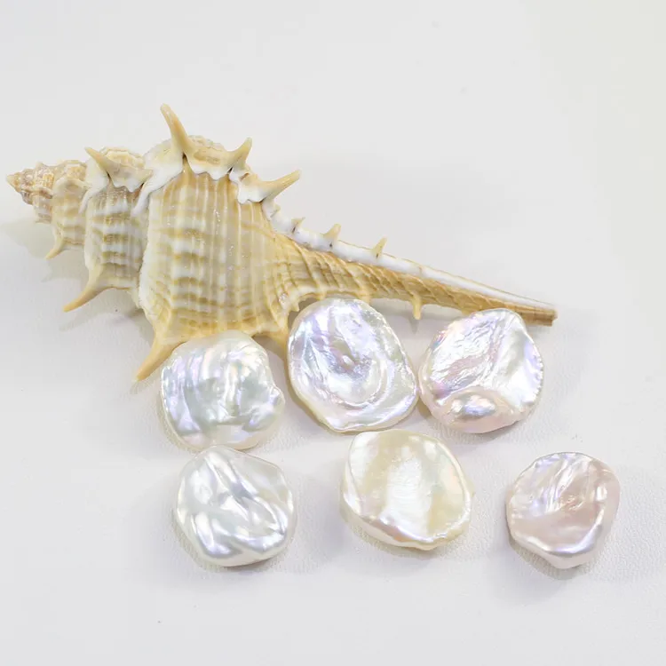 FEIRUN 15-20mm keshi nice quality large big size wholesale price white freshwater pearl loose pearl