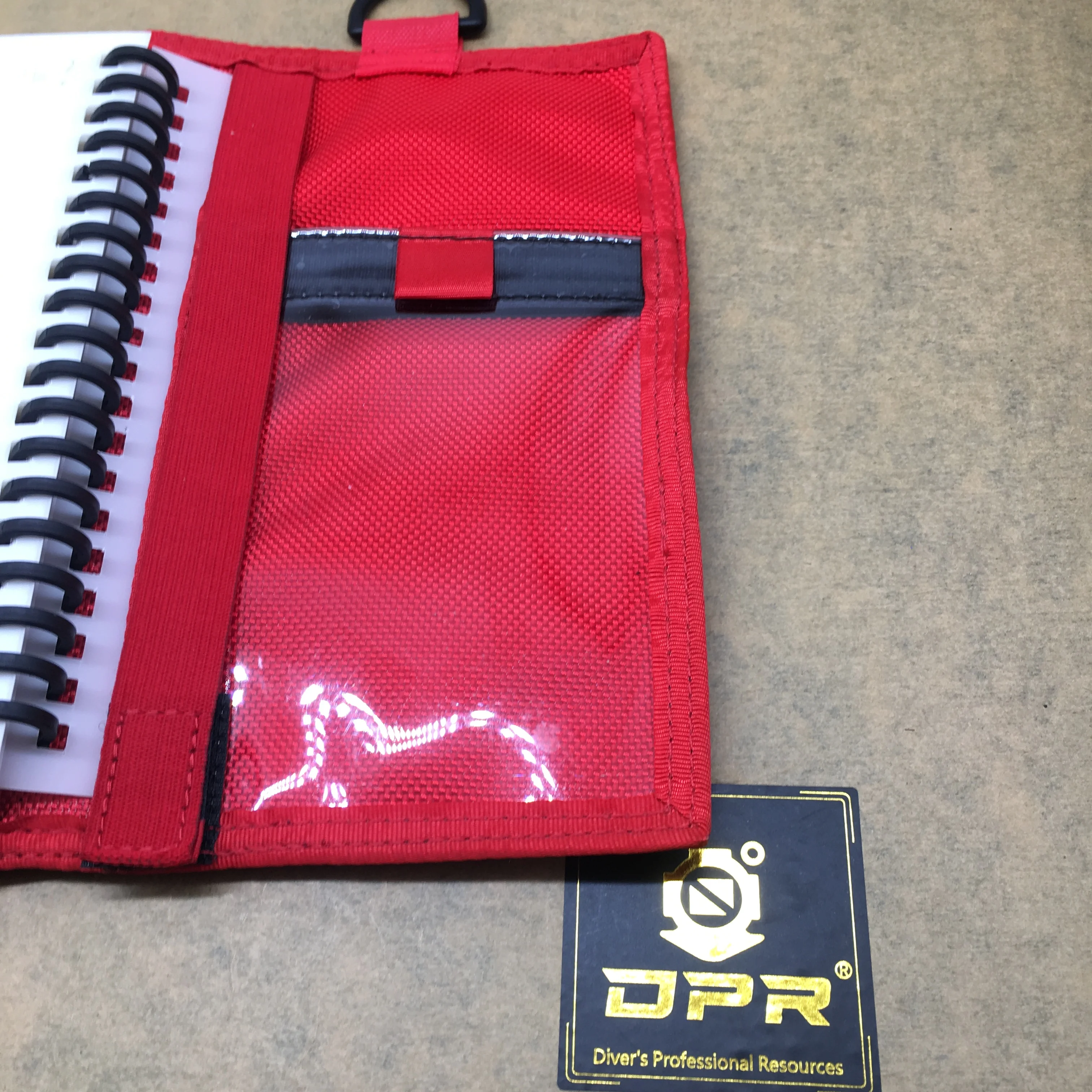 DPR underwater notebook
