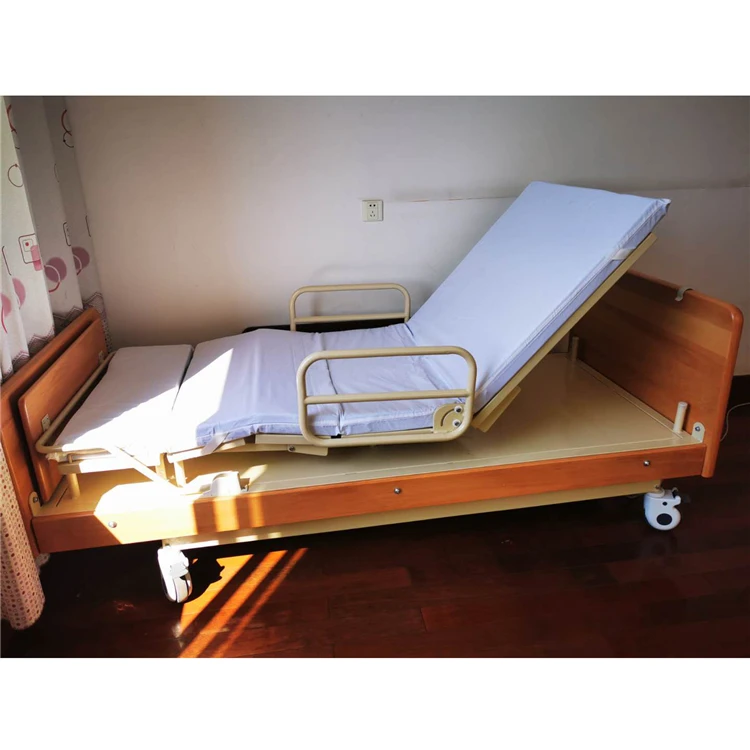 
Hospital Medical Home Electric Patient Rotating Flat Nursing Bed 