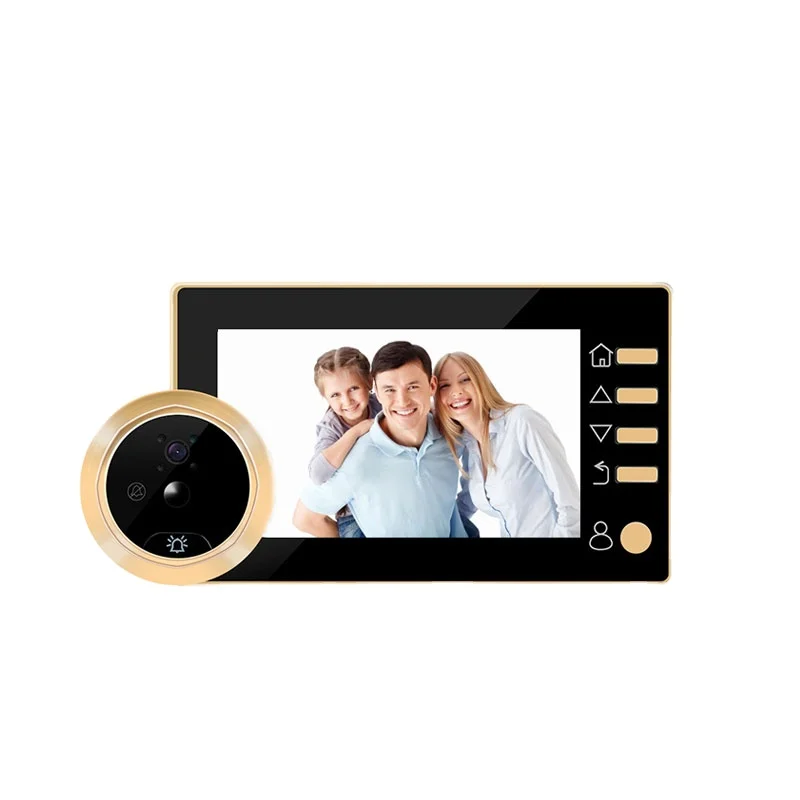 Factory Direct 4.3inch IPS Screen Door Peephole Viewer Anti-Burglar Home Security System Camera Peephole