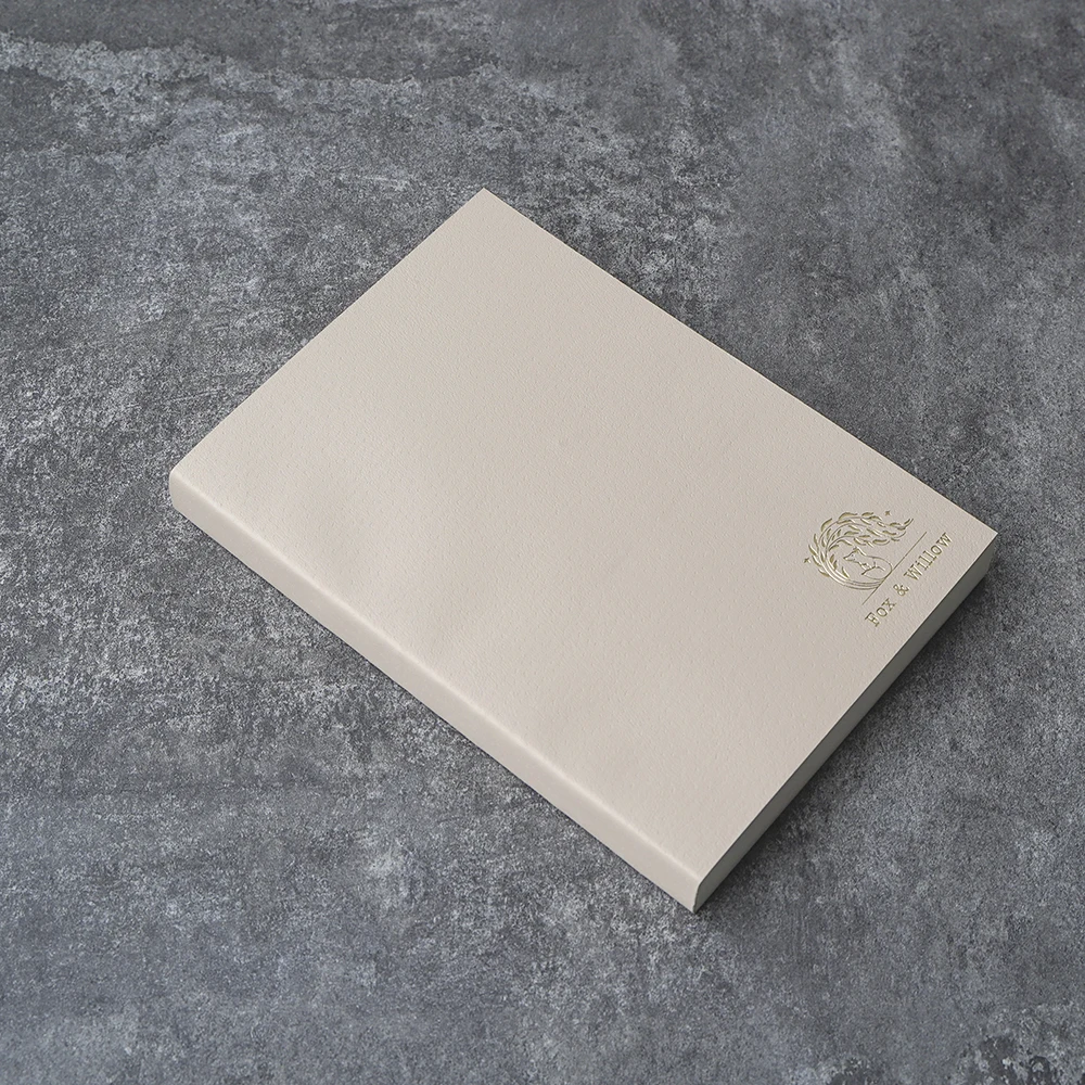 Hot Sale Blank Printing Office School Supplies Custom Fox Cute Watercolor Sketchbook For Drawing