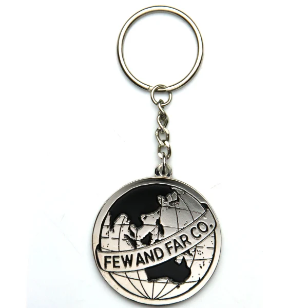 Multifunctional Alloy Zinc Black Soft Enamel Metal Sword Handcuffs Hard Hat Helmet Keychain Glitter Pendant Key Ring Key Chain