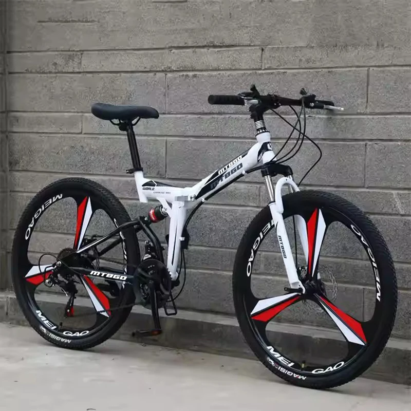 Aluminum Alloy 21 Speed Bicicleta full suspension 20 24 26 29 inch Aro Cycle Adult Bike Folding Bicycle for Men