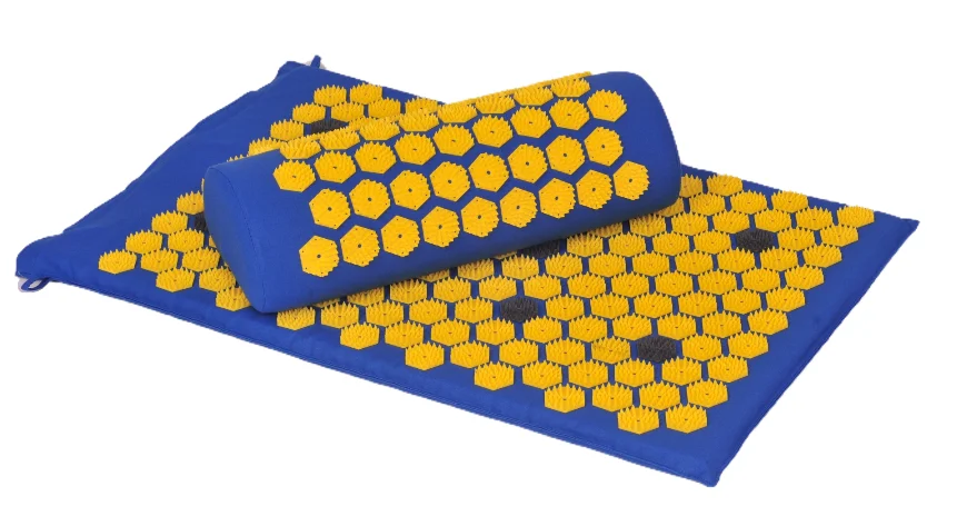 
Acupressure Mat Pillow Set Yoga Acupressure mat Yoga Acupressure mat for Massage Wellness Relaxation and Tension 