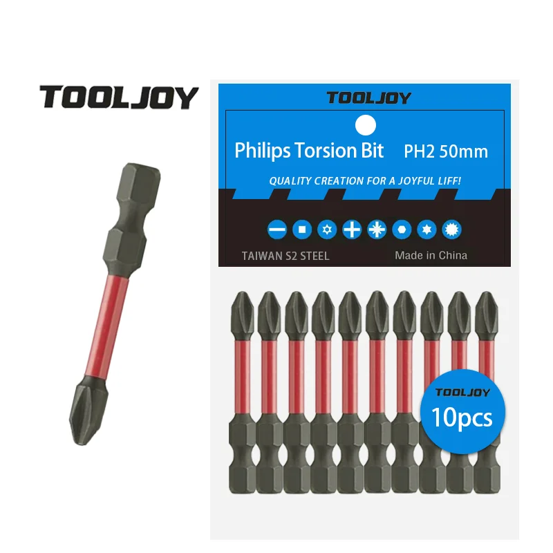high torsion 50mm 75mm ph2 long screwdriver bits power tool