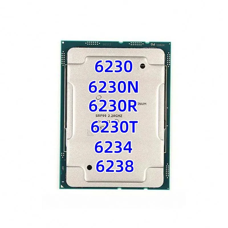 Processor Xeon Gold 6226R 6230R 20 Cores 20C 150W 40 nanometers 2.1GHz 2933 MHz used or new tray cpus