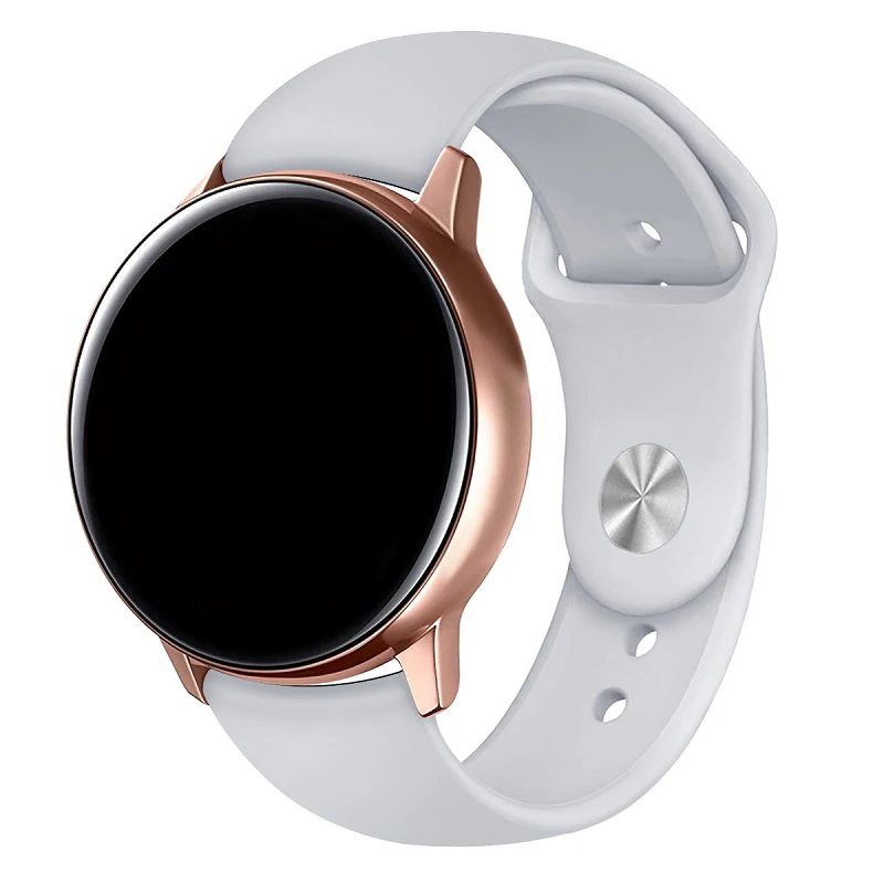 
Silicone Adjustable Wrist Strap Wristband Custom Logo For Samsung Galaxy Gear S3 Active 1/2 Frontier Watch 20mm 46mm 42mm S3 S2 