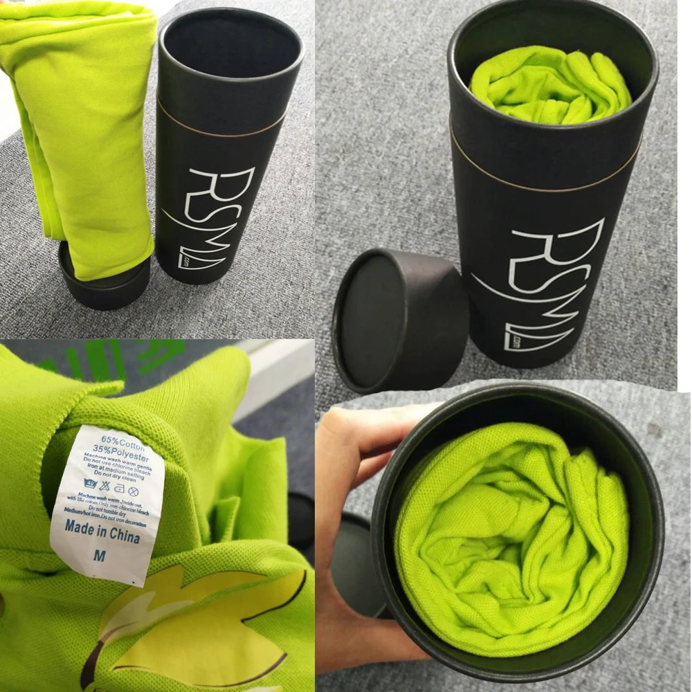 Tshirt Clothes Kraft Box Packaging Cardboard Boxes with White Silk Screen Logo