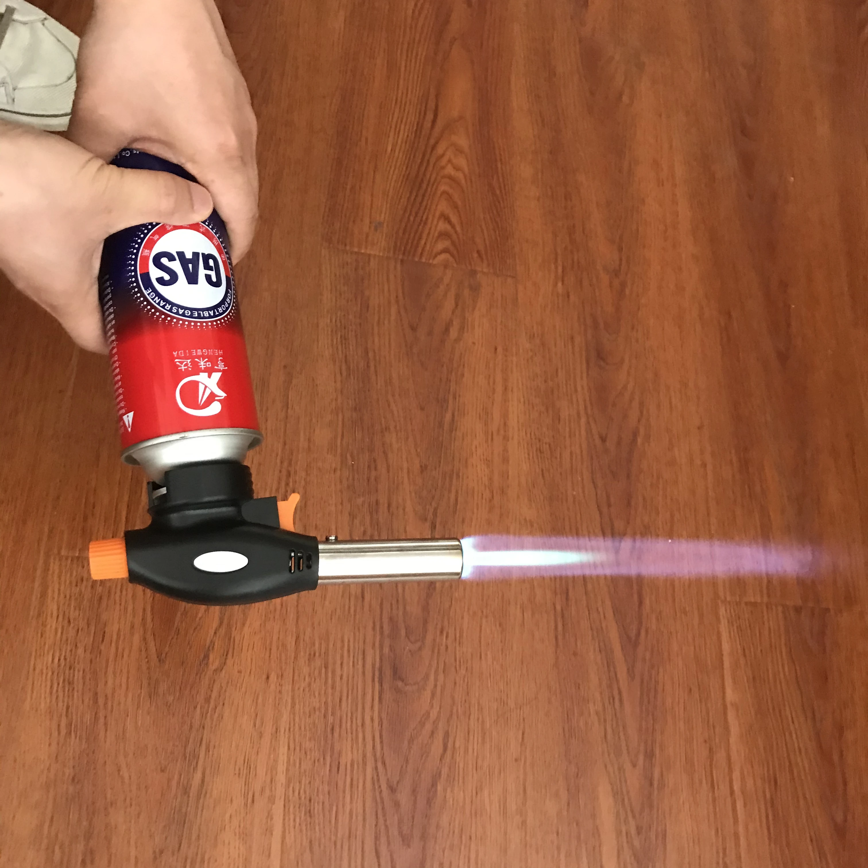 Flame gun Brazing Flame thrower Butane Torch Gun Lighter for Cooking & BBQ