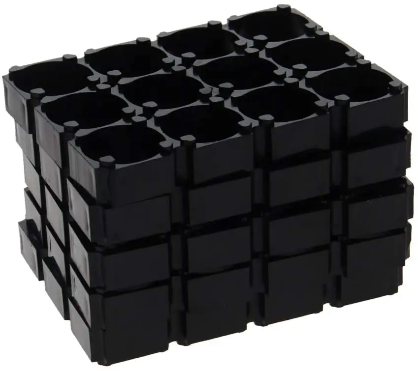 3X4 18650 Держатель литиевой батареи кронштейн 9 ячеек DIY батарея коробка для хранения защитная
