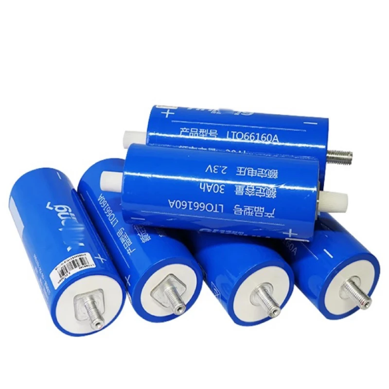 Аккумуляторная литиевая батарея с титанатом 10C разрядка 30Ah 35ah 40ah 45ah LTO 66160 2 3 V Аккумуляторные элементы для солнечной системы