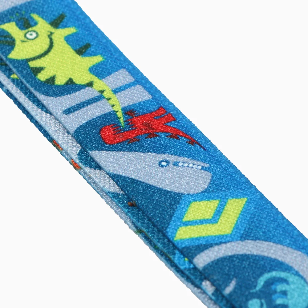 Quality Assurance Headlamp Strap with Hook Loop Elastic Belt Night Adjustable Safety Reflective Headband Webbing Jacquard