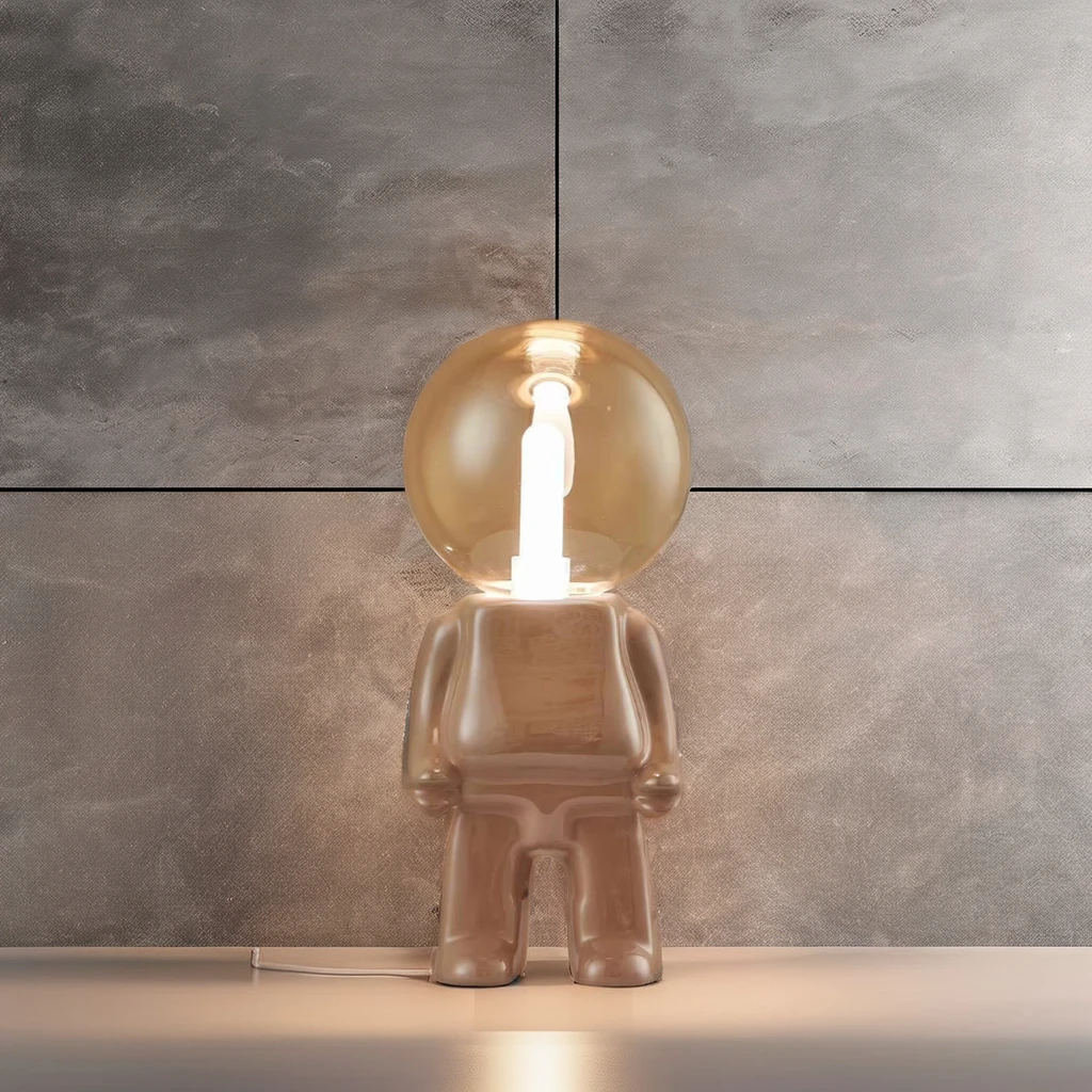 Luxury Anime Bear 3D Pattern Illusion Holiday Gift Table Lamp Home Decoration Luxury LED Night Light for Kids Room Livingroom