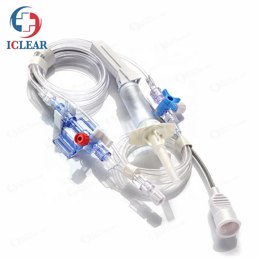 CE Approved Medical Anesthesiology Disposable Blood Pressure Transducer