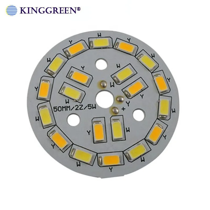 High Quality 3W5W7W9W12W LED Double Color  WW3000K & CW6000K Dimmable LED Module Light Board For Smart Lighting