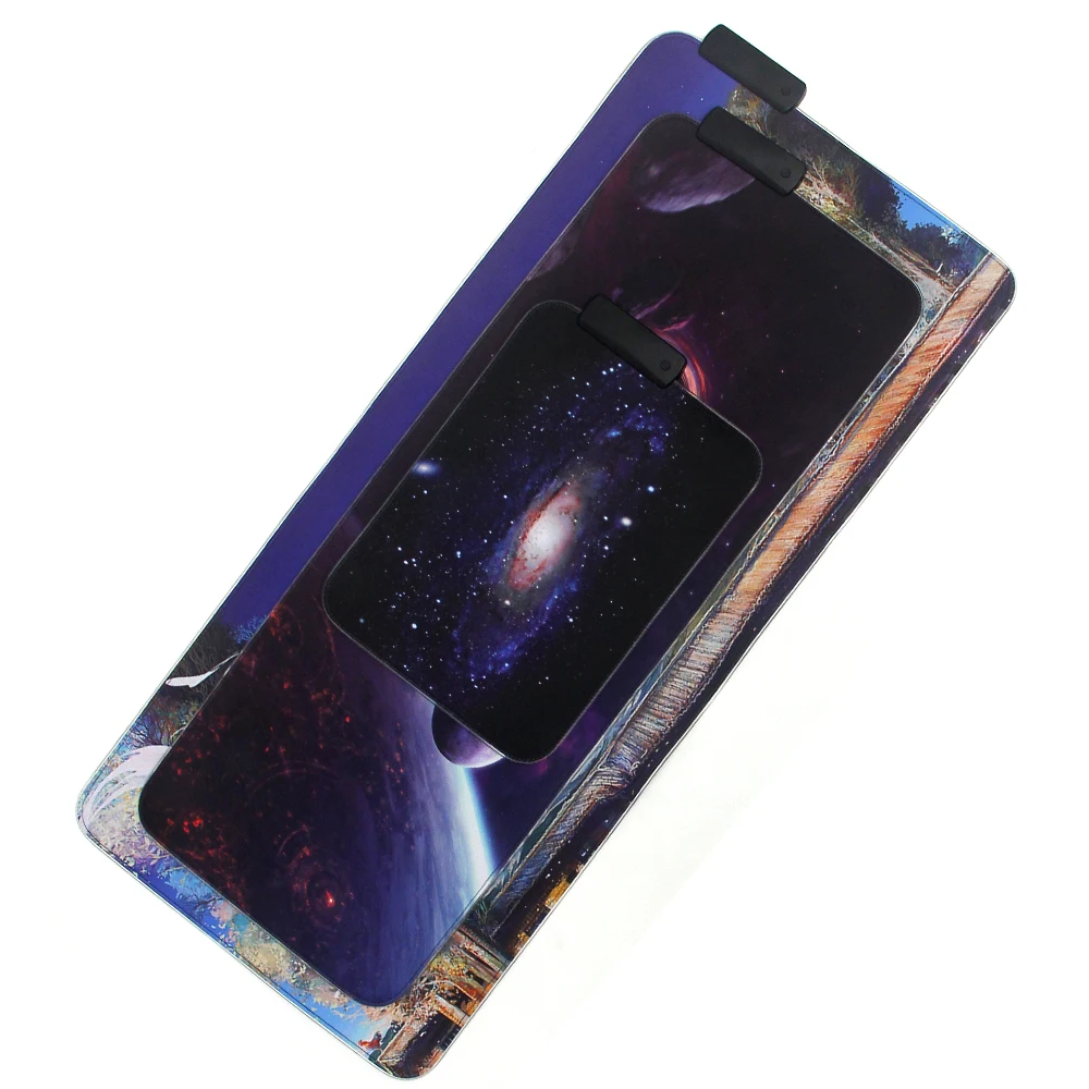 Promotional Factory Customized Animated Pattern Non-slip Household Use Keyboard Mat Gaming RGB Mouse Pad