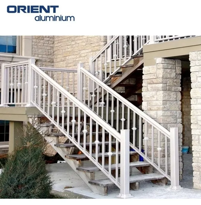 Stairs handrail,Hospital staircase handrail design,stairs balustrades aluminum metal railing handrail.