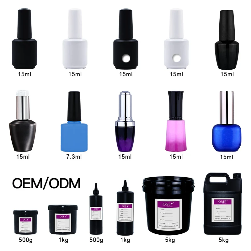 2021 NEW ARRIVAL OSEY OEM ODM FACTORY GELATU GEL NAIL POLISH 290 COLOR 15ML SOAK OFF UV GEL POLISH