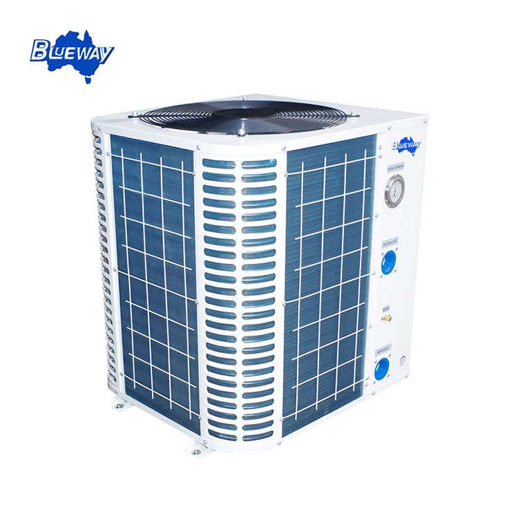 Commercial Grey Color R417A Refrigerant Dc Inverter Swimming Pool Heat Pump