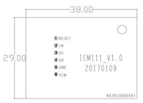 ZKRADIO ZICM111A-R(M217) RFID  ISO14443A  RS232 5V Integrated R/W Module For MF Card
