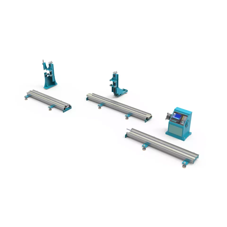 LANCNC Portable Plasma Pipe Tube Cutting Machine, Pipe Tube Cutting Full Graphics Intersecting Line Cutter Machine