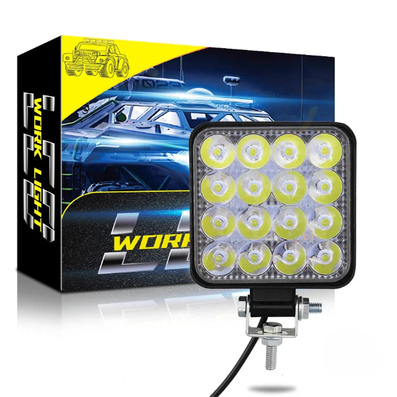 48w Super Bright 12v spotlight 4 Inch Driving Car Work Led Light for Road Vehicle