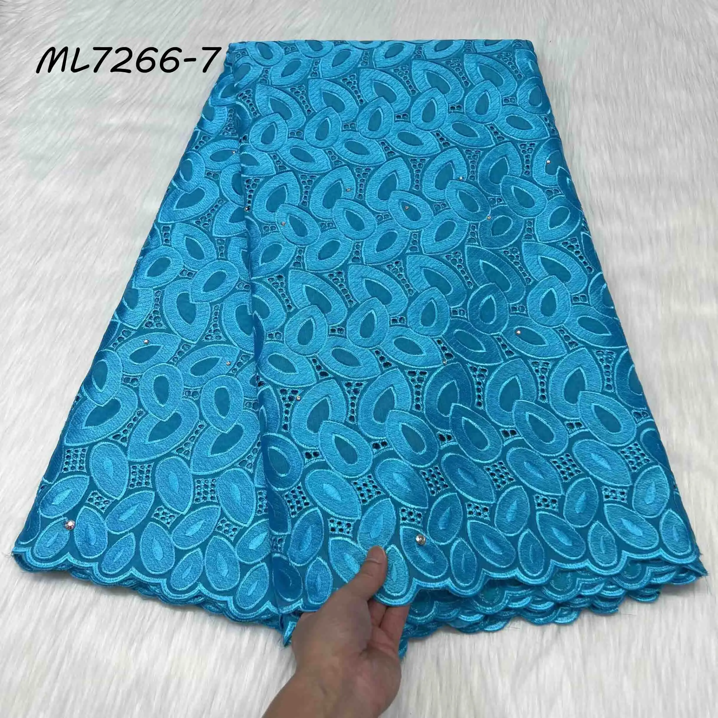 5yard green high quality african bazin riche blouse fabric with beads handmade gold lines swiss voile lace fabric