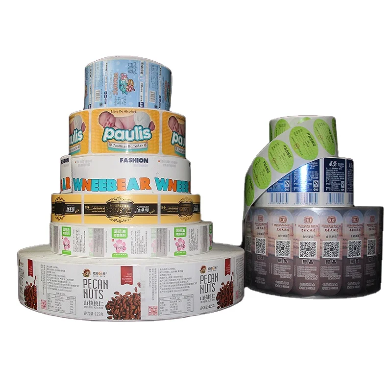 Custom Bottle Label Sticker Vinyl Waterproof Free Design Private Logo Printing Packing Cosmetics Shampoo Label